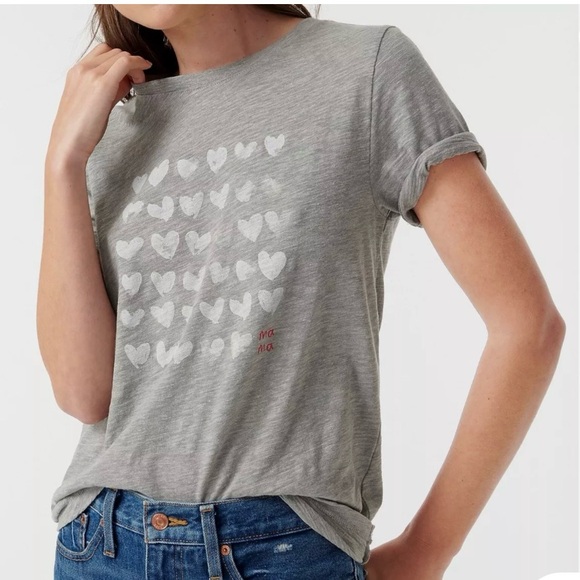 J. Crew Tops - J. Crew Gray MOTHER’S DAY Ma Ma Tee Size Large